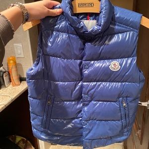 MONCLER KIDS PADDED ZIP-UP GILET